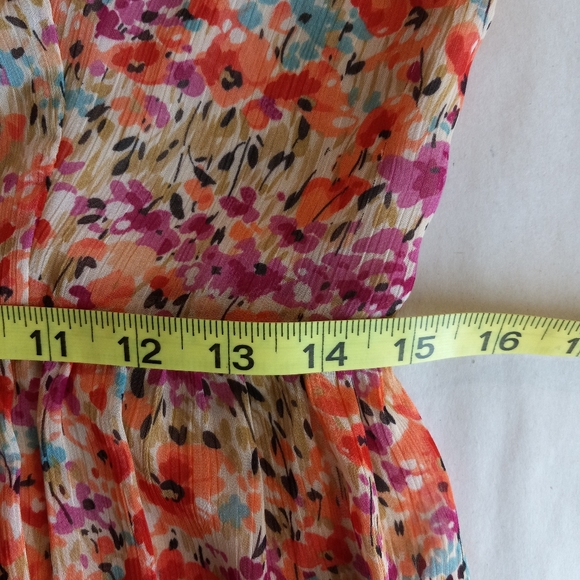 Ronni Nicole multi color floral print sleeveless dress size 10 - Picture 4 of 9